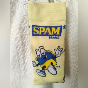 NEW Spam Brand Men's Socks Novelty Size 6-12